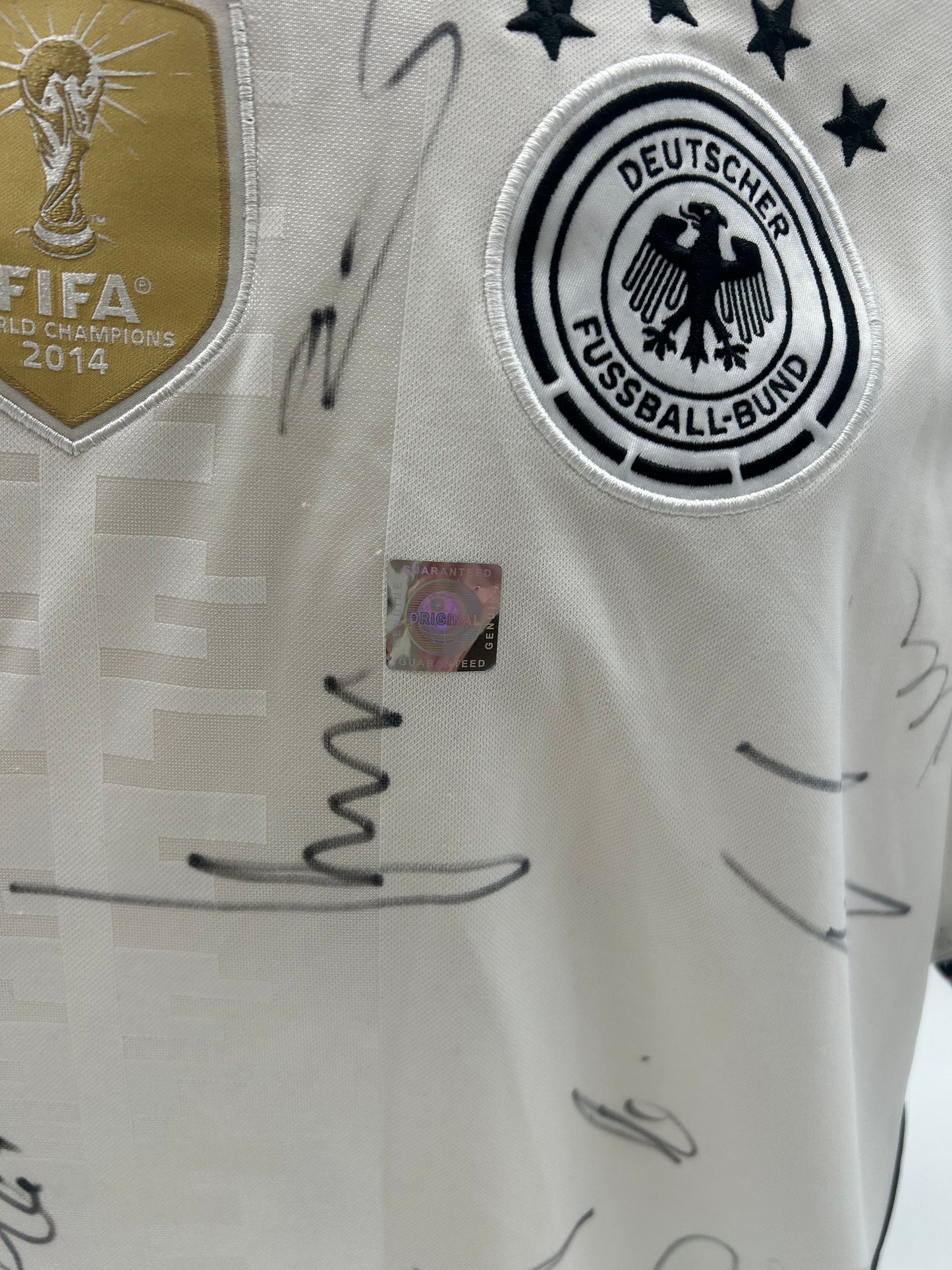 Deutschland Trikot EM 2016 Teamsigniert DFB Fußball  COA Adidas Autogramm  XL