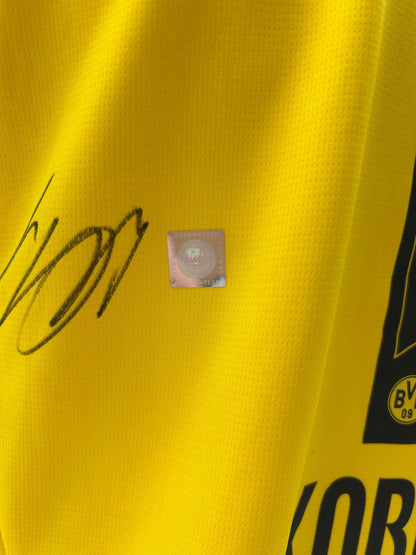 Borussia Dortmund Trikot signiert Gregor Kobel  Autogramm BVB Puma M