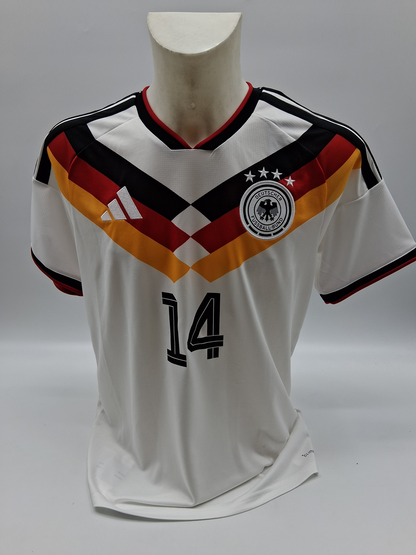 DFB Trikot Karim Adeyemi signiert Autogramm Adidas COA L