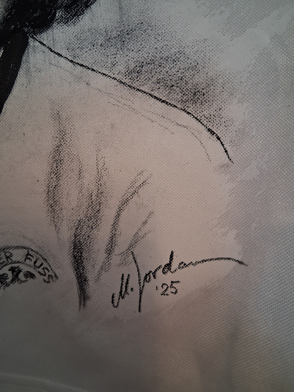 DFB Trikot Portrait Paul Breitner handgemalt und signiert S