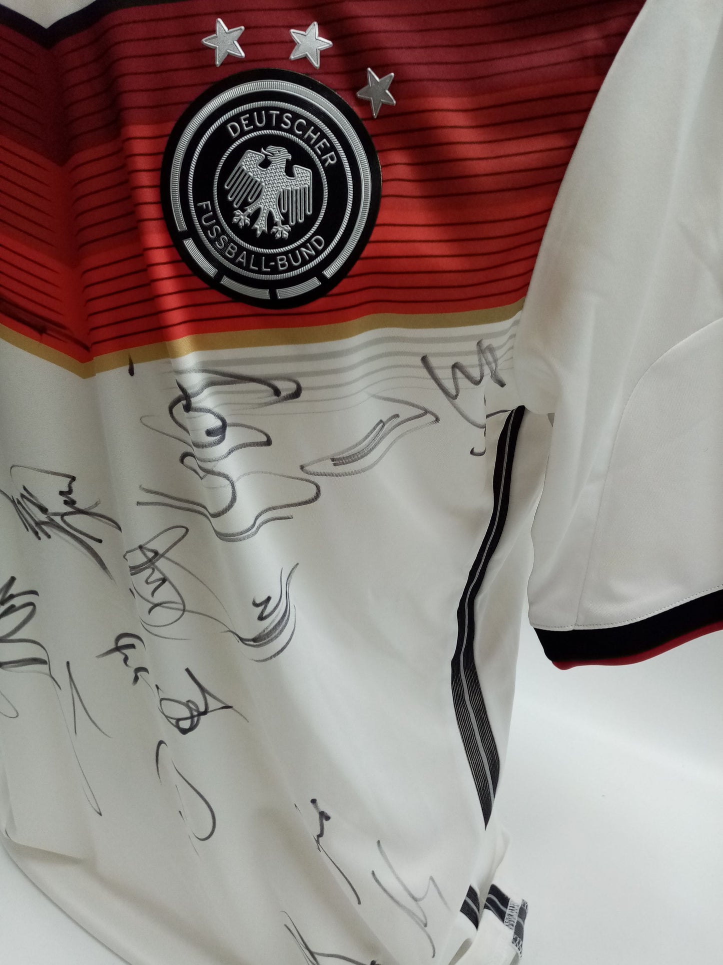 Deutschland Trikot WM 2014 Teamsigniert Fußball DFB Weltmeister Adidas COA M