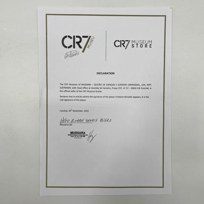 Autogrammkarte Cristiano Ronaldo signiert 29,5 x 21 cm Fußball Portugal
