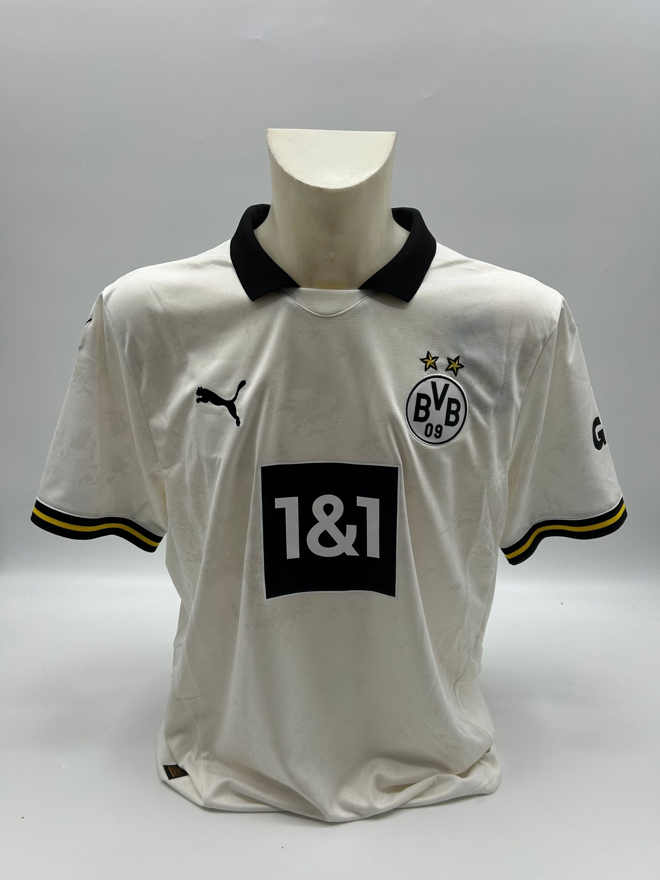Borussia Dortmund Trikot Ramy Bensebaini signiert Autogramm BVB Puma XL