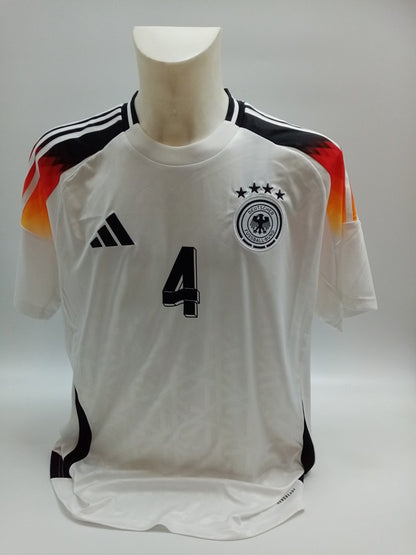 DFB jersey jonathan tah signed Germany DFB Autogram Adidas EM 2024 XL