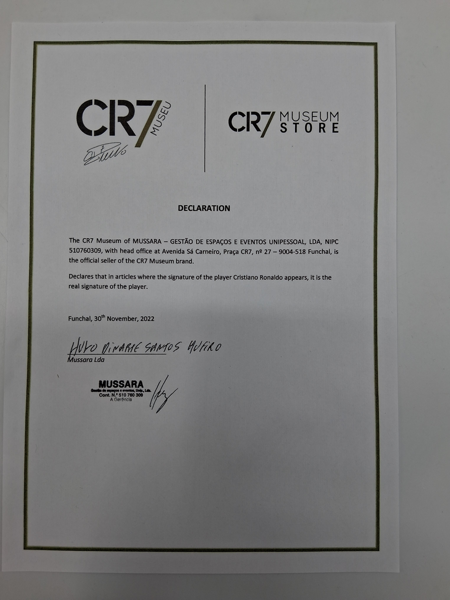 Portugal Trikot Cristiano Ronaldo signiert Autogramm Fußball COA S