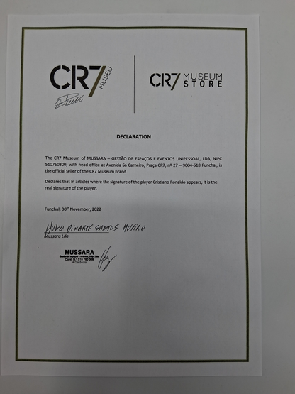 Portugal Trikot Cristiano Ronaldo signiert Autogramm Fußball COA S