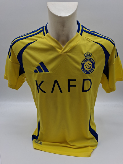 Al Nassr FC Trikot Cristiano Ronaldo signiert Autogramm COA Fußball M