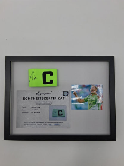 Captain's armband signed by Jonas Wind in Wolfsburg Autograph COA