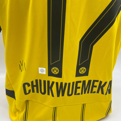 Borussia Dortmund Trikot Carney Chukwuemeka signiert BVB Puma L