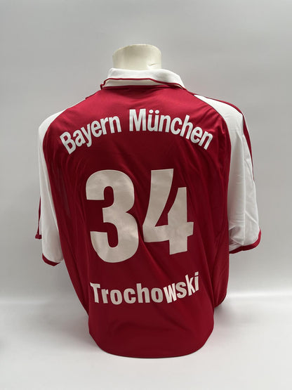 Bayern München Trikot Piotr Trochowski signiert Adidas FCB Autogramm COA XL