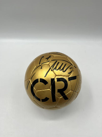 Football Cristiano Ronaldo signs Portugal Football Real Madrid Autogram Ball