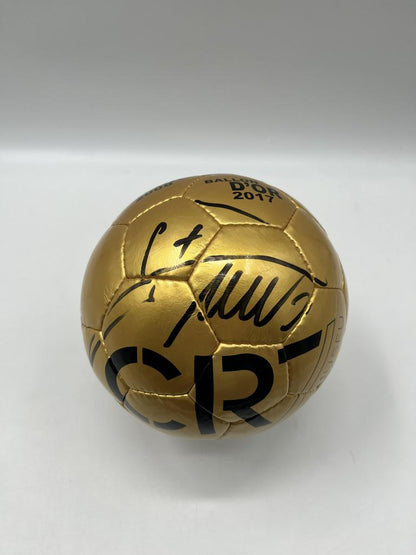Football Cristiano Ronaldo signs Portugal Football Real Madrid Autogram Ball