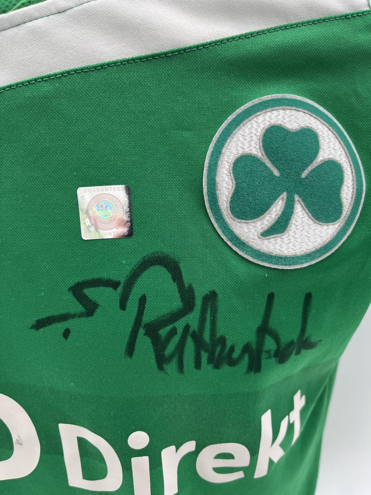 Greuter Fürth T-Shirt Stefan Ruthenbeck signiert Autogramm M Hummel