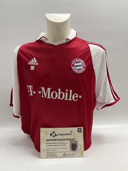 Bayern München Trikot Piotr Trochowski signiert Adidas FCB Autogramm COA XL