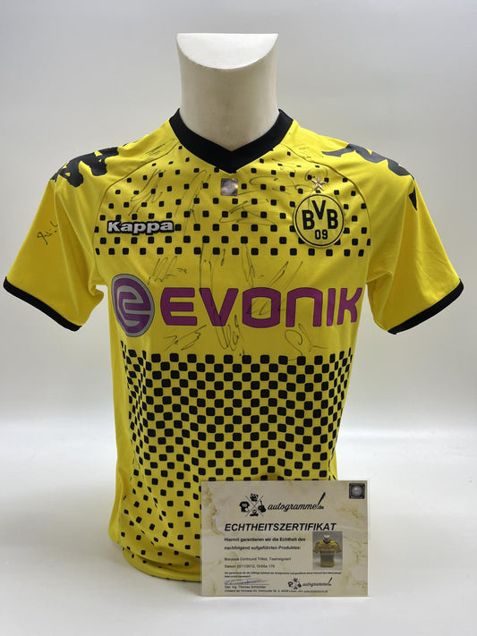 BVB Trikot 2011/2012 Teamsigniert Borussia Dortmund Kappa 176