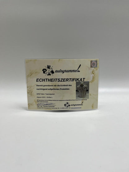 Germany jersey em 2021 team signed DFB autograph adidas coa l