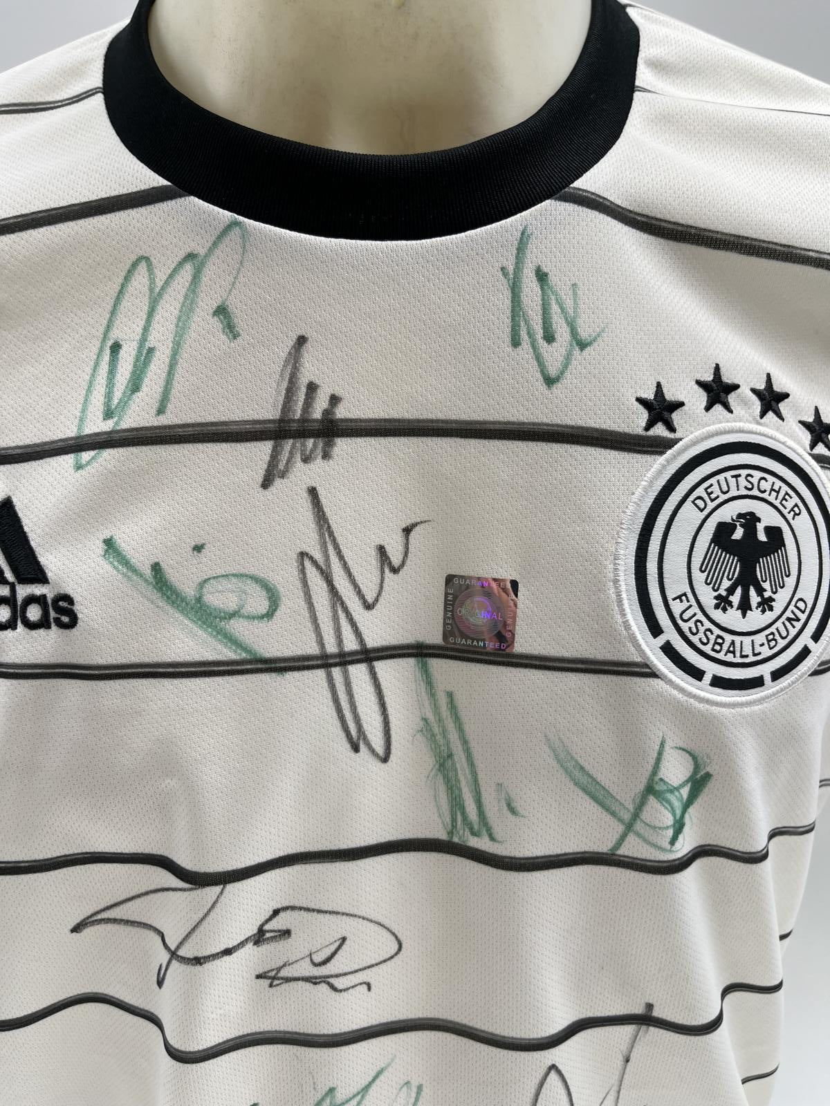 Germany jersey em 2021 team signed DFB autograph adidas coa l