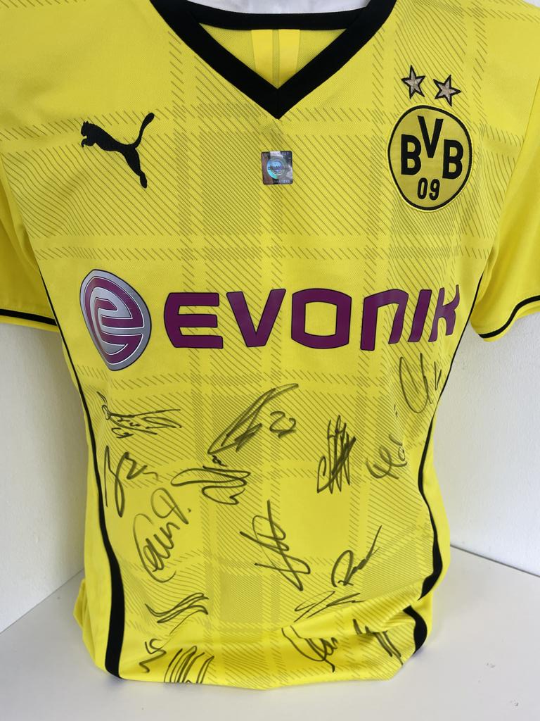 BVB Trikot 2013/2014 Teamsigniert Borussia Dortmund COA Puma M