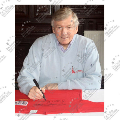 England Replika Trikot WM 1966 Geoff Hurst + Martin Peters signiert Wembley L