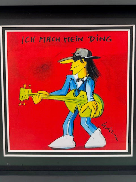 Udo Lindenberg limitierter Siebdruck Udopium Kunstdruck Grafik signiert