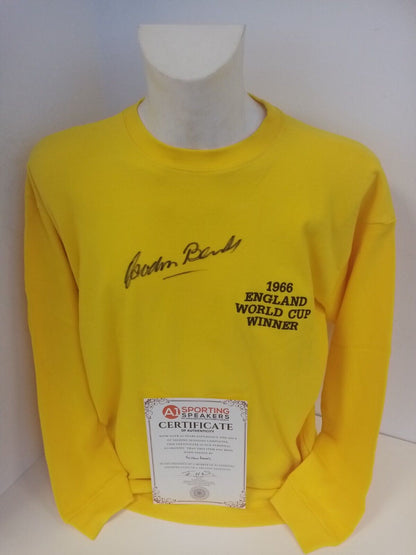 England Replika Torwart Trikot WM 1966 Gordon Banks signiert Wembley COA Neu L