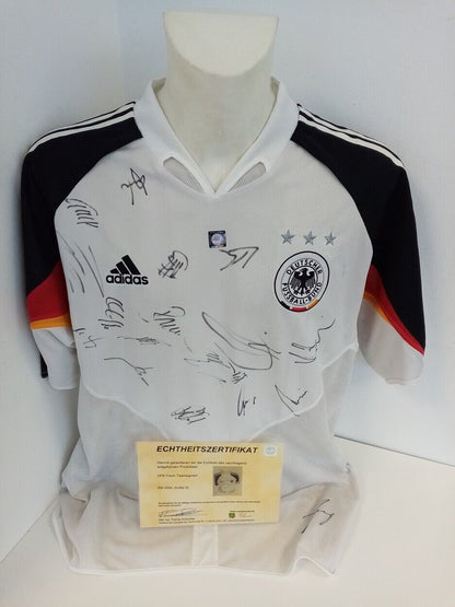 Germany jersey em 2004 team signed euro autograph football DFB adidas XL