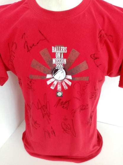 Basketball Shirt WM 2006 Teamsigniert Neu Dirk Nowitzki Deutschland DBB Trikot S