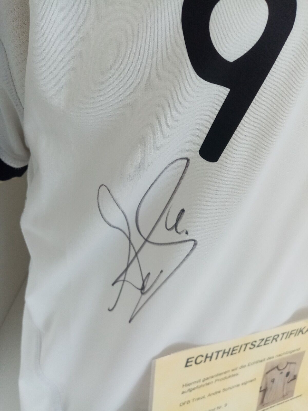 Deutschland Trikot Andre Schürrle signiert DFB WM 10 Autogramm Fußball Adidas XL
