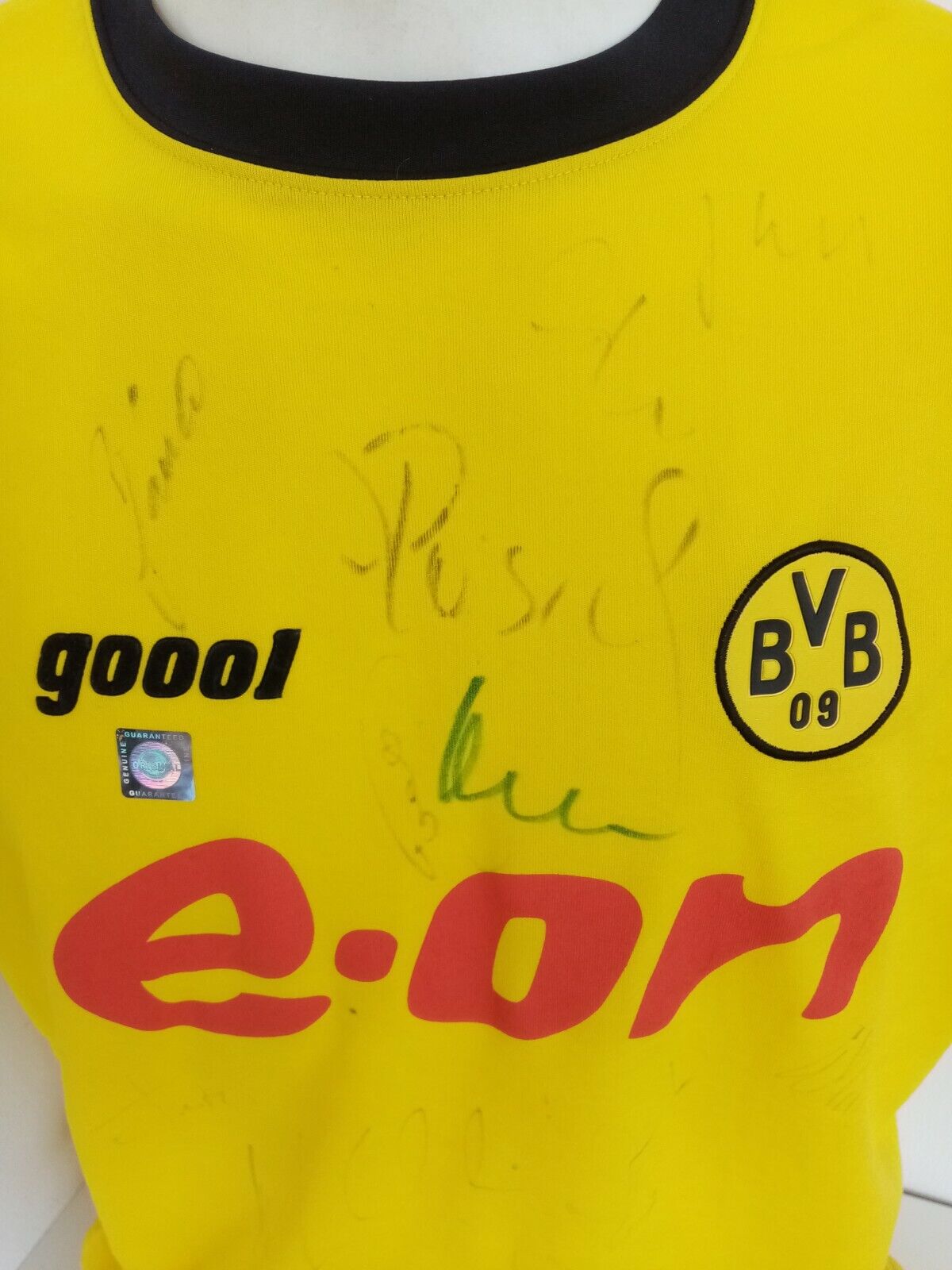 BVB Trikot 03/04 Teamsigniert Borussia Dortmund Autogramm Unterschrift goool L