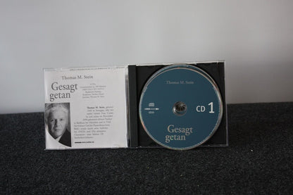CD, Thomas M. Stein signiert, Gesagt getan, Musik, Hörbuch, Autogramm, Sammeln