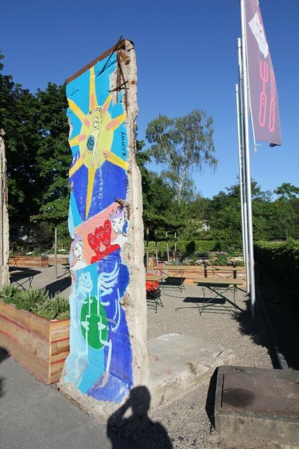 Kiddy Citny painted Berlin Wall - real wall element segment