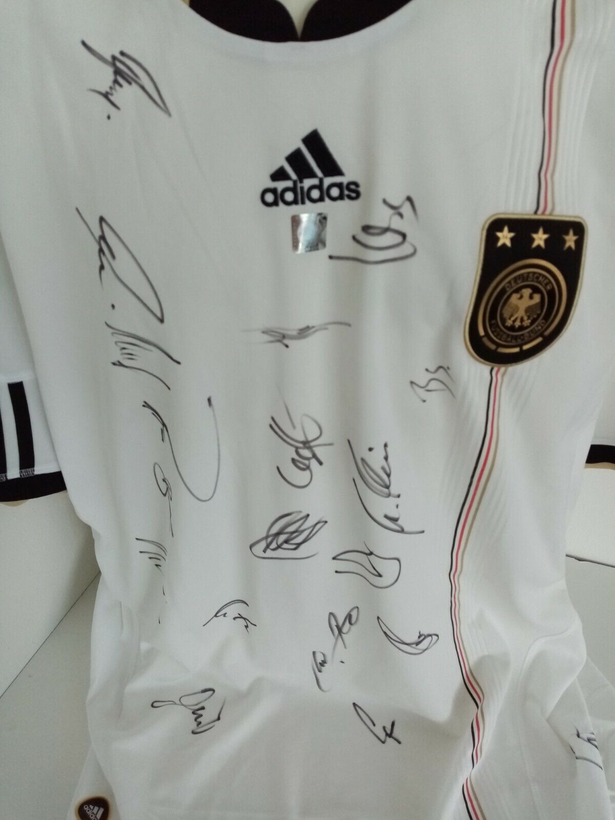 Deutschland Trikot WM 2010 Teamsigniert Autogramm Fußball DFB Adidas Neu COA XXL