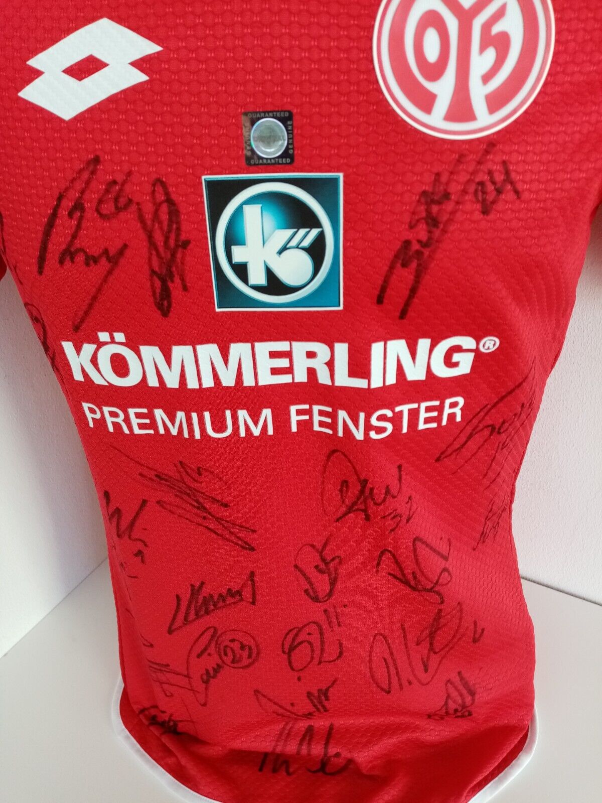 Mainz 05 Trikot 15/16 Teamsigniert Autogramm Bundesliga Fußball Lotto 170-176