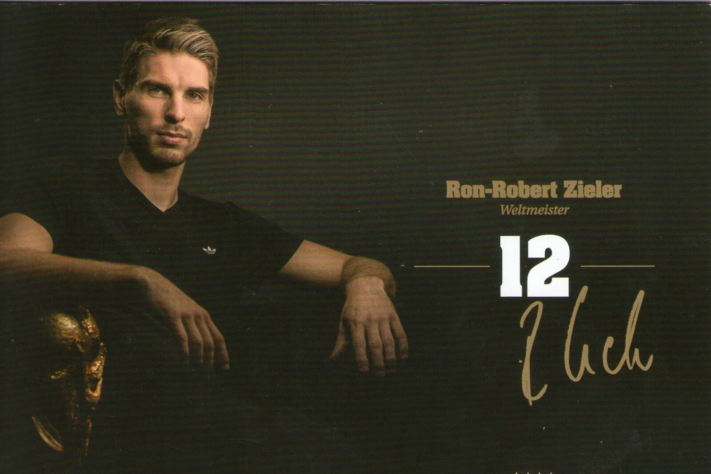 Limited, Limitierte Edition DFB Autogrammkarte! Ron-Robert Zieler!! RAR!!, Gold