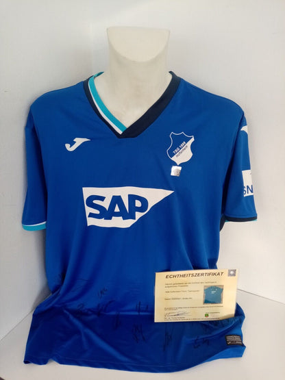 1899 Hoffenheim Trikot 20/21 Teamsigniert Autogramm Fußball Bundesliga Joma 4XL