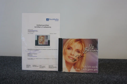 CD, Uta Bresan signiert, Ich leb auch ohne dich ganz gut, Musik, Autogramm, Song