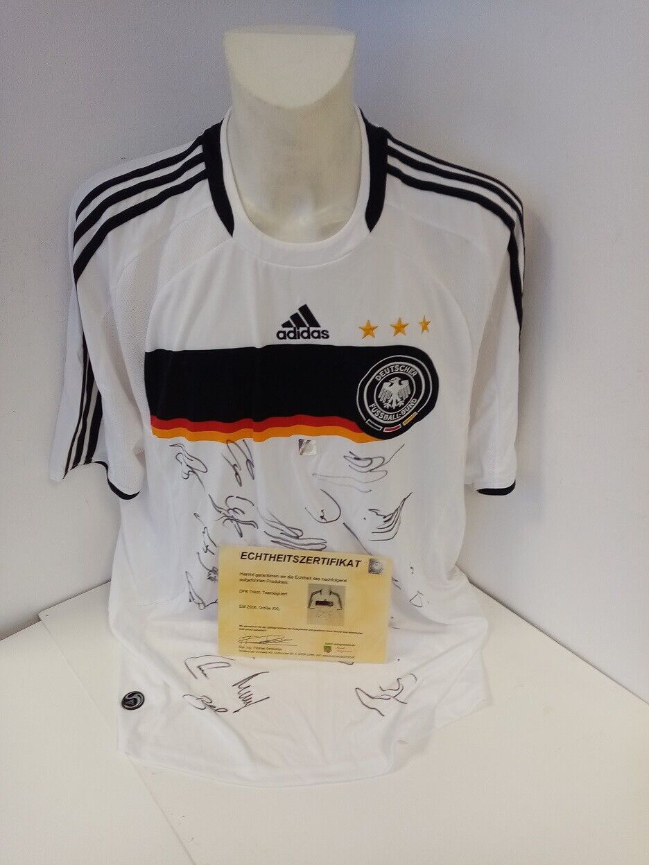 Germany jersey em 2008 team signed euro autograph football dfb adidas xxl