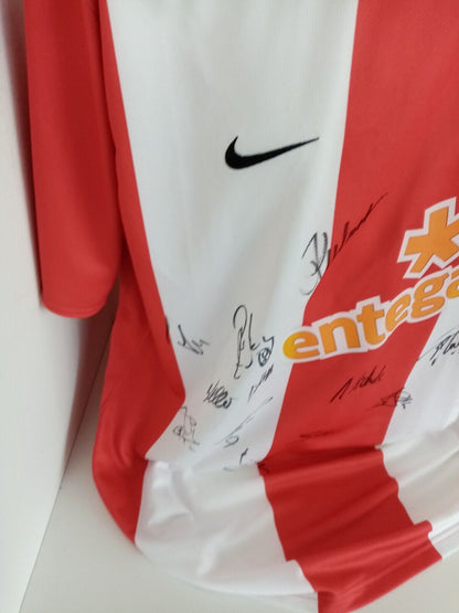 Mainz 05 jersey 09/10 team signed autograph football bundesliga nike new coa xxl