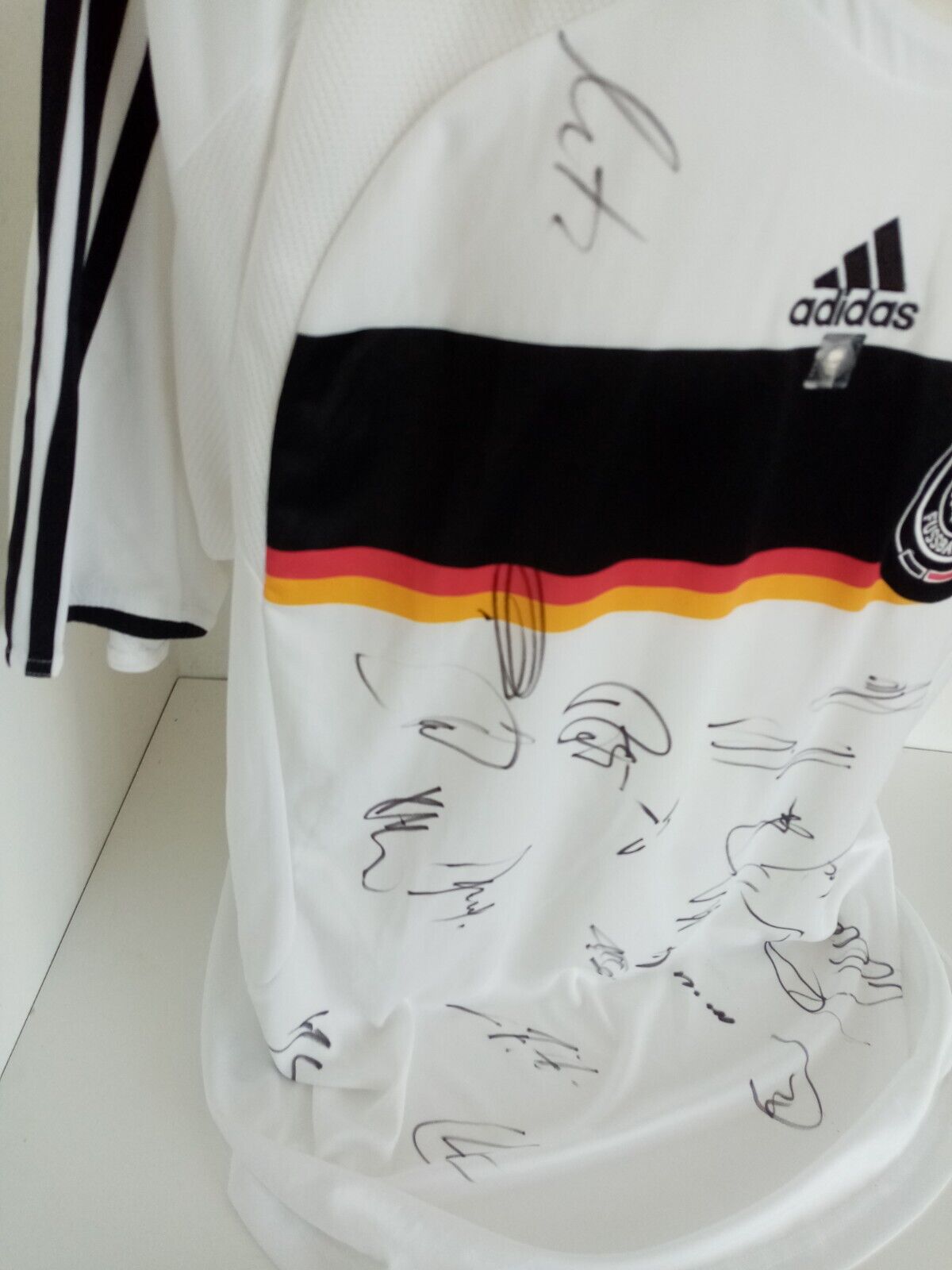 Germany jersey em 2008 team signed autograph football DFB adidas Euro Coa XL