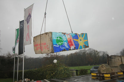 Kiddy Citny painted Berlin Wall - real wall element segment