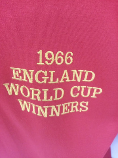 England Replika Trikot WM 1966 Geoff Hurst + Martin Peters signiert Wembley L