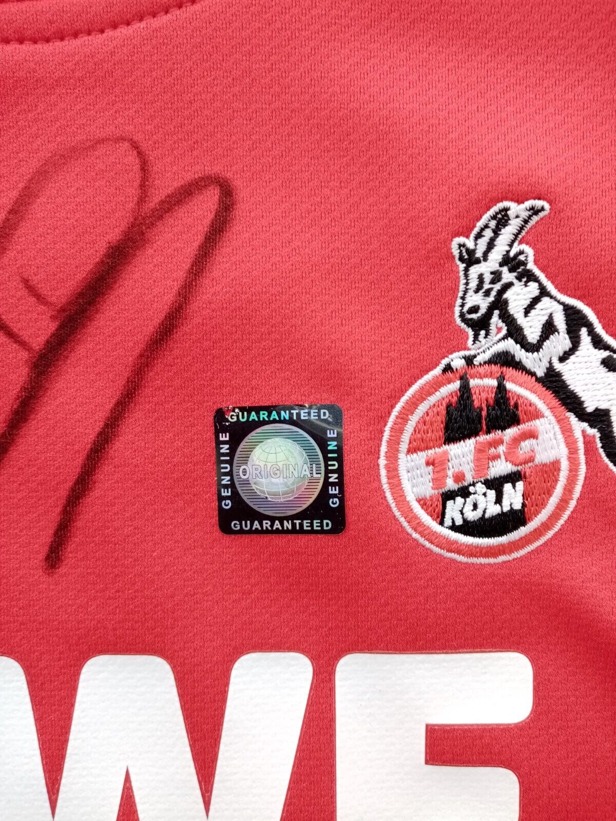 1. FC Köln Trikot Rensing signiert Autogramm Bundesliga Fußball Neu Reebok 86
