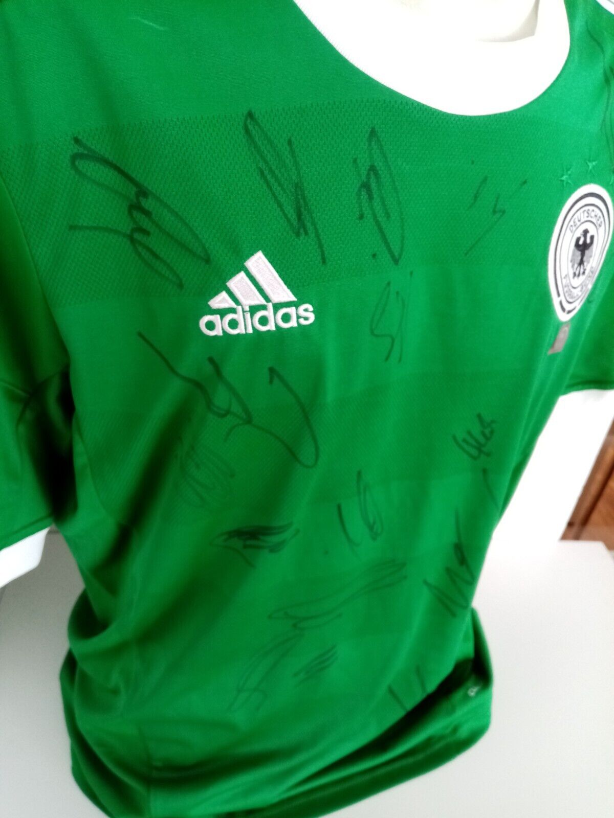 Germany jersey em 2012 team signed autograph football dfb euro adidas l