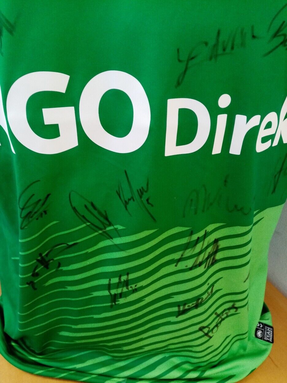 Greuther Fürth Trikot 2016/2017 Teamsigniert Autogramm Fußball Hummel Größe S