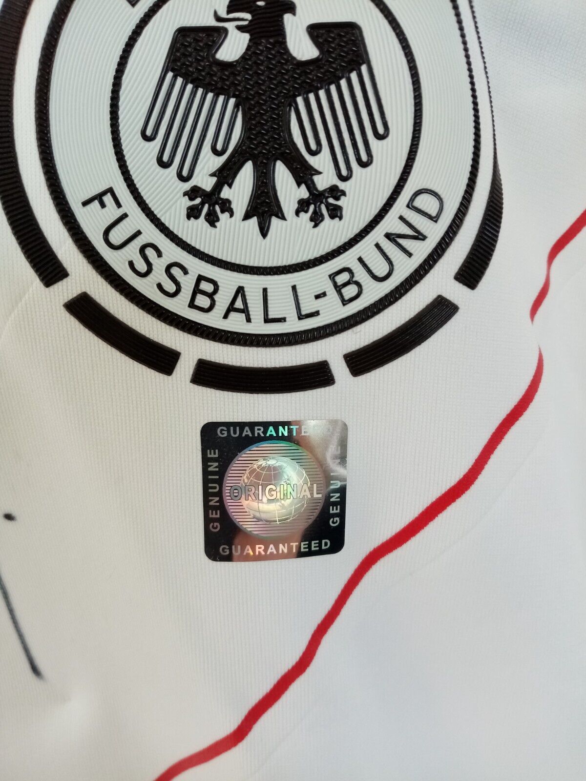 Deutschland Trikot Mustafi signiert Authentic DFB Fußball Adidas Autogramm XL