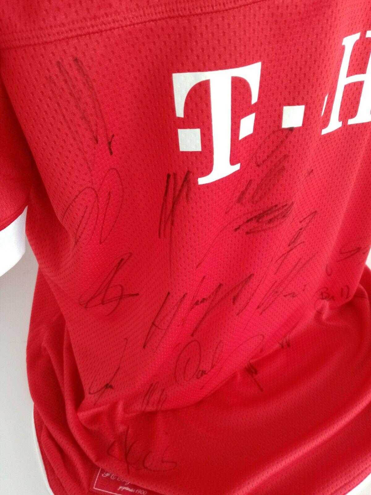 Bayern München Trikot 09/10 Teamsigniert Fußball Bundesliga Autogramm Adidas XL