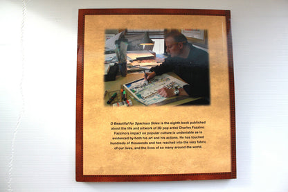 Charles Fazzino´s Buch "O Beautiful for Spacious Skies", signiert, limitiert