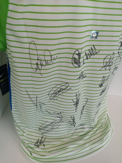 VfL Wolfsburg jersey 17/18 team signed wolves autograph football nike new coa l