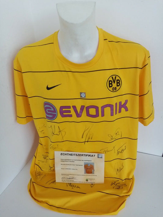 BVB Trikot 08/09 Teamsigniert Borussia Dortmund Autogramm Unterschrift Nike XXL