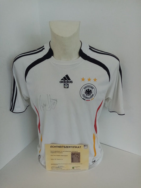 Deutschland Trikot Roberto Hilbert signiert DFB Autogramm Fußball Adidas 176